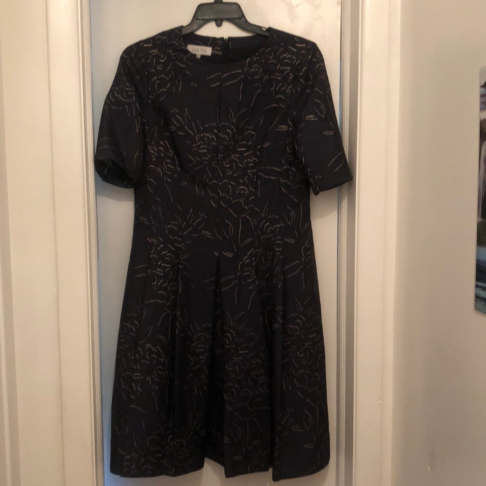 Teri Jon Jacquard cocktail dress